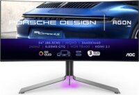AOC 34" PD34 21:9 QHD OLED Ívelt Gaming Monitor - Fekete / Szürke