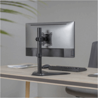 SBOX LCD-F012-2 17"-32" Karos Monitor Asztali Állvány - Fekete