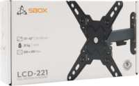 SBOX LCD-221-2 13"-43" TV / Monitor Fali konzol - Fekete