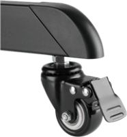 SBOX FS-224-2 32"-55" TV / Monitor gurulós padló tartó állvány - Fekete