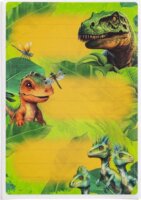 Herma Vario Dino World Füzet- és könyvcimke 3 x 9 db - Dino mintás