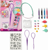 Zapf Creation BABY born® Styling készlet babafejhez filctollakkal és kiegészítőkkel