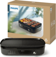 Philips Series 3000 HD6210/90 Elektromos Asztali Grillsütő 2400 Watt - Fekete