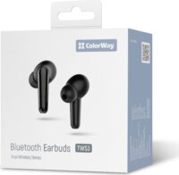 ColorWay CW-TWS3BK Bluetooth Fülhallgató Headset Töltőtokban - Fekete