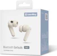 ColorWay CW-TWS1BE Bluetooth Fülhallgató Headset Töltőtokban - Bézs