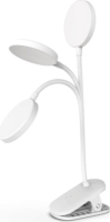 ColorWay CW-DL10FCB-W Hordozható Akkus Flexible & Clip Asztali LED lámpa 13,5 cm - Fehér