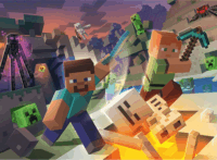 Ravensburger XXL Minecraft 100 darabos puzzle