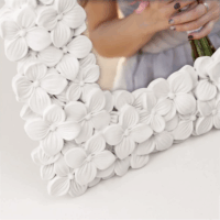 ZEP Blumen 13x18 EE9457 Képkeret - Fehér virágmintás