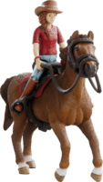 Schleich 42711 Horse Club Hannah & Cayenne figura