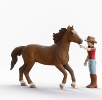 Schleich 42711 Horse Club Hannah & Cayenne figura