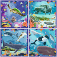Ravensburger Puzzle UP! Tengeri állatok 307 darabos puzzle