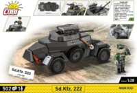 Blocks Sd.Kfz 222 Felderítő jármű 502 darabos építő készlet