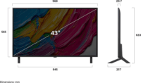 LG 43" 43QNED80A3A 16:9 4K UltraHD QNED Smart TV