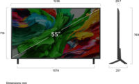 LG 55" 55QNED85A3C 16:9 4K UltraHD QNED AI Smart TV