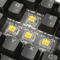 Sharkoon Skiller SGK50 S4 Gen2 Mechanikus (Yellow Switch) Vezetékes Gaming Billentyűzet DE - Fekete