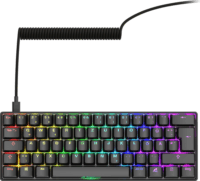 Sharkoon Skiller SGK50 S4 Gen2 Mechanikus (Yellow Switch) Vezetékes Gaming Billentyűzet DE - Fekete