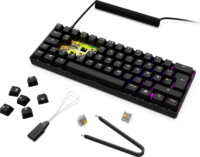 Sharkoon Skiller SGK50 S4 Gen2 PBT Mechanikus (Yellow Switch) Vezetékes Gaming Billentyűzet DE - Fekete