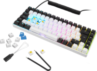 Sharkoon Skiller SGK50 S3 Mechanikus (Yellow Switch) Vezetékes Gaming Billentyűzet RU - Fehér/Fekete