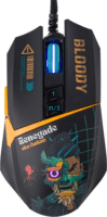 A4Tech Bloody W63 Max Renegade Midnight Vezetékes Gaming Egér - Fekete Mintás