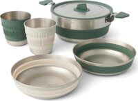 Sea to Summit Detour SL Rozsdamentes acél Kemping Étkészlet 5 darabos