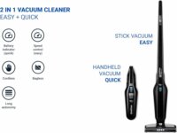 Nilfisk Easy 28V Porzsák Nélküli álló / kézi porszívó 170W - Fekete