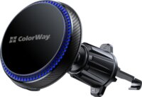 ColorWay CW-CHMW041Q-BK Vezeték nélküli MagSafe Autós gyorstöltő 15W - Fekete