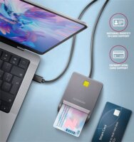 Axagon CRE-SM3TC USB-C Smart ID Card kártyaolvasó