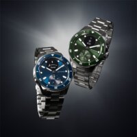 Withings ScanWatch Nova Hibrid Okosóra 42mm - Fekete / Zöld