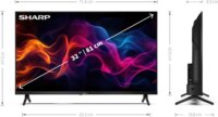 Sharp 32" 32GF3265E 16:9 Full HD QLED Smart Google TV