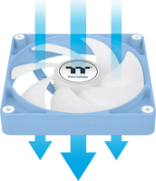 Thermaltake CT140 ARGB 140mm PWM ARGB Rendszerhűtő ventilátor 2db - Világoskék