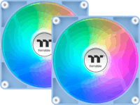 Thermaltake CT140 ARGB 140mm PWM ARGB Rendszerhűtő ventilátor 2db - Világoskék