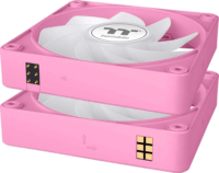 Thermaltake CT140 EX Reverse 140mm PWM ARGB Rendszerhűtő ventilátor 3db - Rózsaszín
