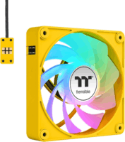 Thermaltake CT140 EX Reverse 140mm PWM ARGB Rendszerhűtő ventilátor 3db - Sárga
