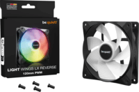 Be Quiet Light Wings LX 120mm ARGB PWM Reverse Rendszerhűtő ventilátor - Fekete