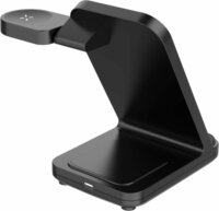 Fixed Powerstation 3 az 1-ben Vezeték Nélküli Töltőállomás Samsung eszközök részére 15W - Fekete