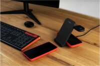 Fixed Powerstation 3 az 1-ben Vezeték Nélküli Töltőállomás Samsung eszközök részére 15W - Fekete