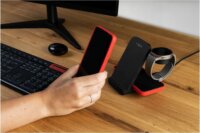 Fixed Powerstation 3 az 1-ben Vezeték Nélküli Töltőállomás Samsung eszközök részére 15W - Fekete