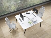 Multibrackets Gas Spring Single 15-30" Monitor asztali tartó állvány - Fehér