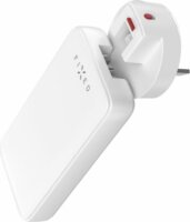 Fixed Slim Traveller 2xUSB-C Hálózati Utazó Gyorstöltő Adapter 45W - Fehér