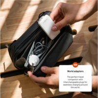 Fixed Slim Traveller 2xUSB-C Hálózati Utazó Gyorstöltő Adapter 45W - Fehér