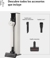 LG A9T-PRIME1C Porzsák Nélküli Akkus álló Smart porszívó 250W - Bézs