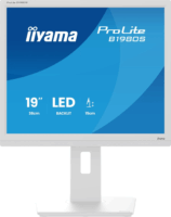 iiyama 19" B1980S-W1 5:4 SXGA LED Monitor 75Hz - Fehér