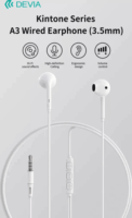 Devia Kintone A3 Vezetékes Fülhallgató Headset - Fehér