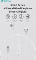 Devia Smart M2 Vezetékes Fülhallgató Headset - Fekete