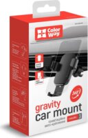 ColorWay CW-CHG14-BK 4"-6,5" Mobiltelefon autós tartó - Fekete