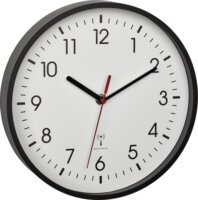 TFA 60.3550.10 Rádiójel vezérlésű Falióra Ø 24,5cm - Fekete / fehér