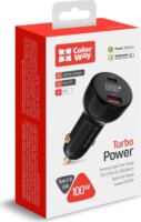 ColorWay CW-CHA044PD-BK USB (PPS) USB-A + USB-C Autós gyorstöltő 100W - Fekete