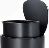Joseph Joseph EasyStore 5 literes pedálos acél szemetes - Fekete