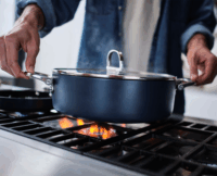 Joseph Joseph Space Kerámia Bevonatos Acél / Alumínium Lábas Ø 28cm 6.5L - Kék