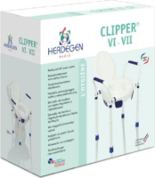 Herdegen Clipper VII Állítható magasságú WC-ülőke vázzal és fedéllel
